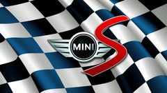 Checkers logos Mini Cooper emblems