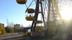 Chernobyl apocalyptic zone ( Pripyat buildings Ukraine 