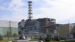 Chernobyl apocalyptic zone ( Pripyat buildings Ukraine 