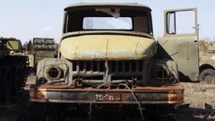 Chernobyl apocalyptic zone ( Pripyat buildings Ukraine 