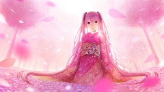 Cherry blossoms Trees vocaloid
