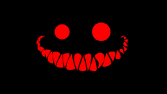 Cheshire cat Simple Background