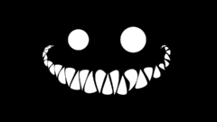 Cheshire cat Simple Background