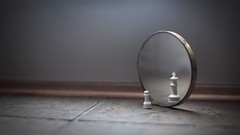 Chess funny floor mirrors joke
