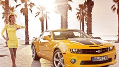 Chevrolet palm trees vehicles chevrolet camaro muscle cars 