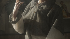 Chia Jui Wu Cigarettes short hair white hair looking at the side