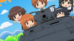 Chibi anime girls tanks girls und panzer