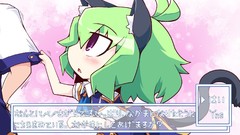 Chibi blush short hair green hair seifuku animal ears game cg 