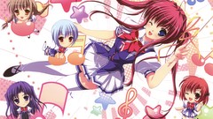 Chibi marmalade anime girls school uniforms seifuku kuu lyrical 