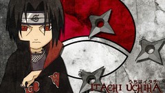 Chibi uchiha itachi akatsuki naruto shippuden shuriken