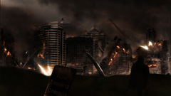 Chicago ruins fantasy artwork