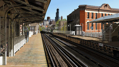 Chicago train stations railroad