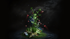 Children abstract Plants digital