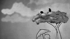 Children Birds Umbrellas Fear Itself poop