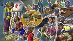 Children school Students artwork teachers