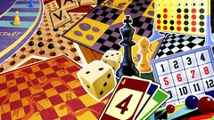 Children scrabble board games uno