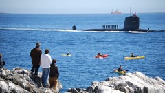 Chile submarine Navy kayak