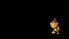 Chimchar Pokemon Simple Background