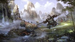 Chinese world of warcraft mists of pandaria fantasy art panda 