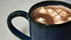 Chocolate drinks mugs marshmallow