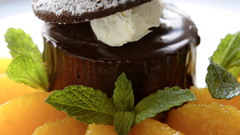 Chocolate food oranges mint