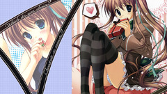 Chocolate striped lingerie valentines