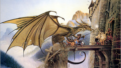 Chris achilleos Castles Dragons