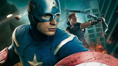 Chris Evans superheroes jeremy renner captain america Hawkeye 