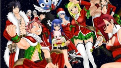 Christmas Anime Manga fairy tail mirajane strauss Scarlet Erza 