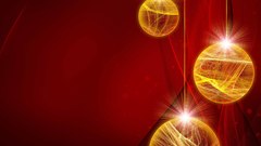 Christmas decoration abstract balls