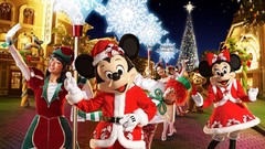 Christmas Hong Kong Disneyland Happy Days