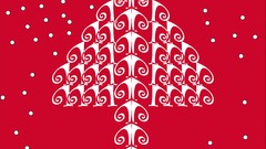 Christmas hotels Simple Background