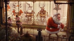 Christmas Robots funny santa claus artwork Michal Dziekan