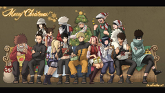 Christmas sai hyuuga hinata inuzuka kiba aburame shino yamanaka 