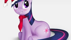 Christmas santa claus hat my little pony twilight sparkle 