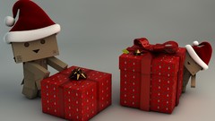 Christmas smiley hats santa boxes Ribbons danboard amazon 