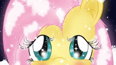 Christmas smiling my little pony mistletoe Fluttershy