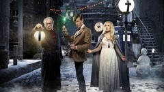 Christmas Snowmen Doctor Who clocks lanterns street lights 