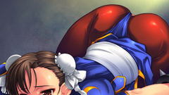 Chun-li street fighter ripped skin tight