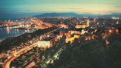 Cities cityscapes Málaga Spain