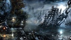 City Apocalypse World Monitor disaster sci-fi multi