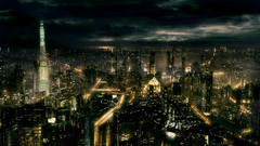 City at night lights