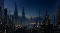 City cityscape futuristic