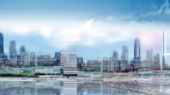 City Future skylining town