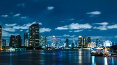 cityscape Bangkok Asia lights night
