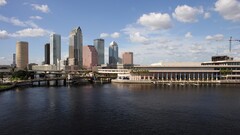 cityscape City building tampa USA water skyline