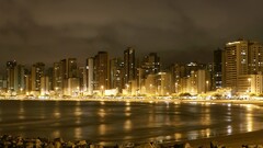 cityscape multiple display beach City Lights