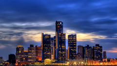 Cityscapes architecture buildings detroit