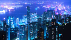 Cityscapes architecture buildings Hong