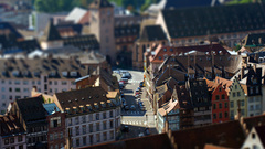 Cityscapes architecture buildings tilt-shift
